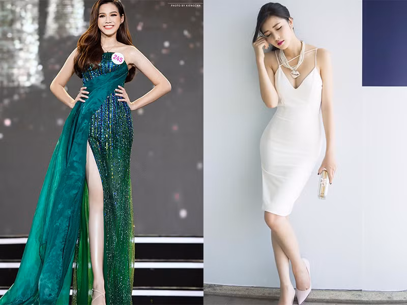 Vào thời điểm giành vương miện, Đỗ Thị Hà có chiều cao 1m75, số đo ba vòng 80-60-90 còn Triệu Thị Hà sở hữu chiều cao 1m69, số đo ba vòng 88-63-88.