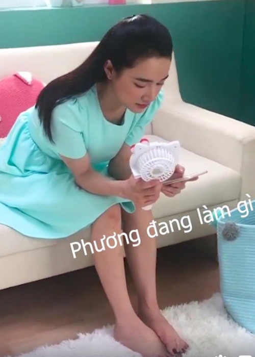 Số cân nặng vào tháng 8/2020 của Nhã Phương là 43,5 kg. Ảnh: Zing