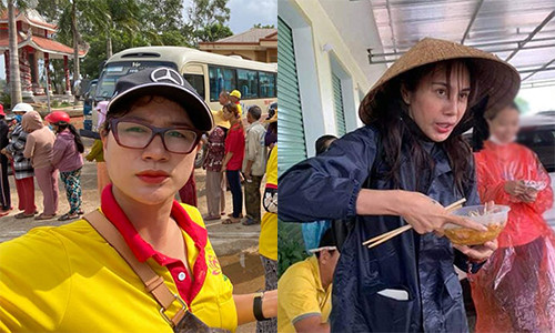 Trang Tran xin khan gia rong luong voi Thuy Tien