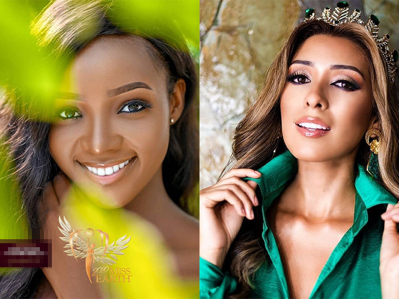 Dàn thí sinh được đánh giá cao trước chung kết còn gồm đại diện Nigeria - Gwenivere Chioma Ifeanyieze (trái) và Natalia Romero - người đẹp đến từ Colombia.