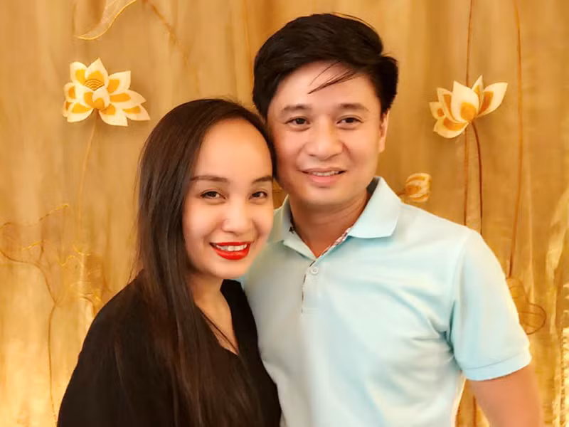 Tấn Minh và Thu Huyền không ngừng vun đắp cho hạnh phúc gia đình.