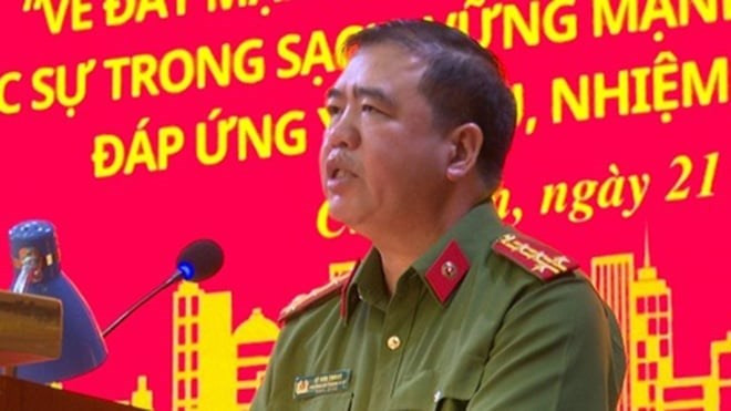 Kỷ luật nguyên Trưởng Công an TP Chí Linh Lê Văn Thoan Ky luat nguyen Truong Cong an TP Chi Linh Le Van Thoan