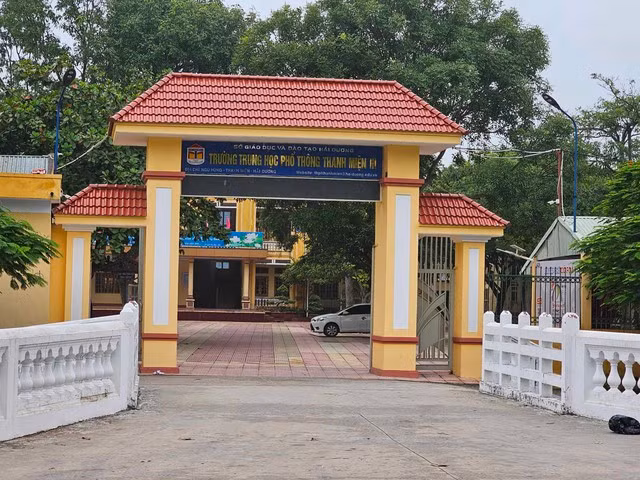 UBND tinh Hai Duong yeu cau lam ro viec “lam thu” Truong THPT Thanh Mien III