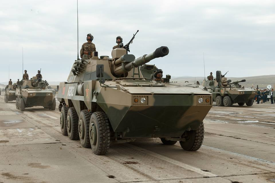 Pháo tự hành 122mm PLL-09 của Trung Quốc, Bắc Kinh mang đến Nga khá nhiều dòng pháo tự hành hạng nhẹ. Nguồn ảnh: Bộ Quốc phòng Nga.