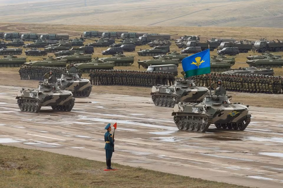 Xe thiết giáp đổ bộ đường không BMD-2 của Độ bộ Đường không Nga, Moscow có khoảng hơn 1.000 phương tiện chiến đấu loại này. Nguồn ảnh: Bộ Quốc phòng Nga.