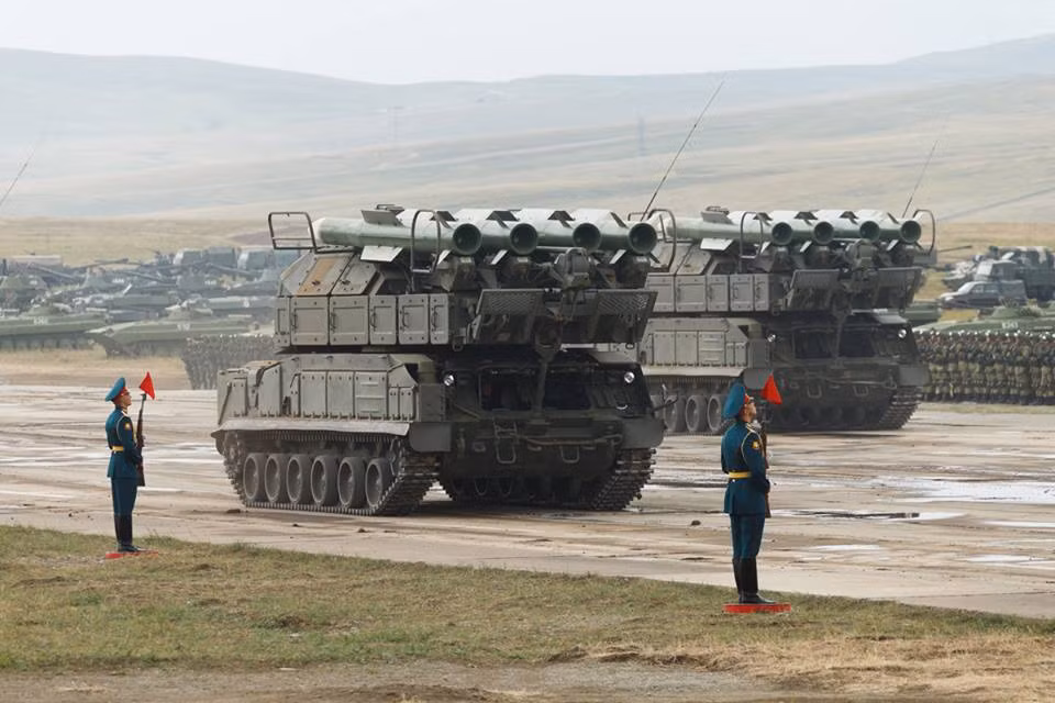 Tổ hợp tên lửa phòng không tầm trung Buk. Nguồn ảnh: Bộ Quốc phòng Nga.