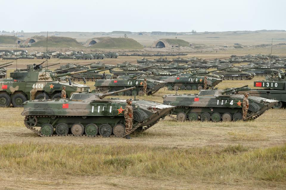 Xe chiến đấu bộ binh BMP-1 của Trung Quốc. Nguồn ảnh: Bộ Quốc phòng Nga.