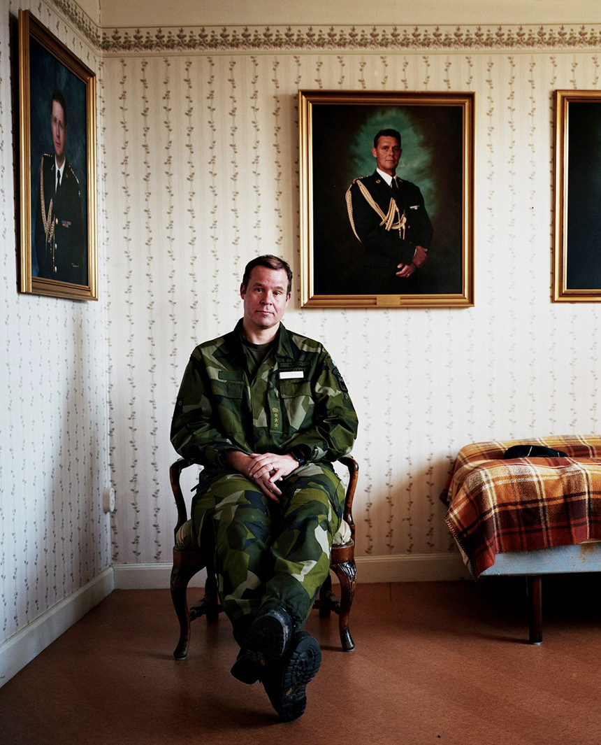 Hòn đảo nằm giữa biển Baltic, phía đông Thụy Điển, có tầm quan trọng chiến lược vì đây sẽ là một mục tiêu then chốt cho Moscow trong trường hợp Nga và NATO xảy ra xung đột. Trong hình là ông Mattis Ardin, chỉ huy lực lượng phòng thủ trên đảo Gotland.