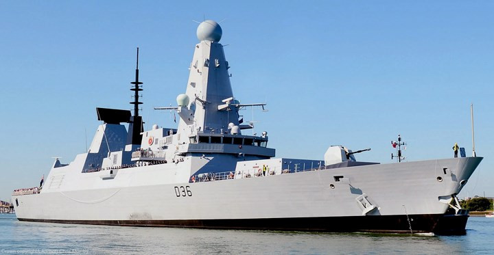 Hải quân Anh đã mua 6 tàu Type-45, mỗi chiếc có trị giá tới 1,45 tỷ USD. Ảnh: Seaforces.