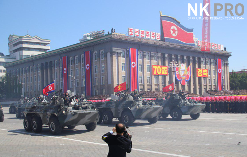 Xe thiết giáp chở quân M-2010 của Triều Tiên dựa trên xe bọc thép BTR-80. Nguồn ảnh: NK news.