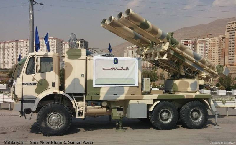 Vũ khí mà Iran sử dụng trong đợt tấn công vừa qua chính là pháo phản lực dẫn đường Fadjr-5C, nó là bản nâng cấp của loại Fadjr-5 ra đời từ giai đoạn cuối thập niên 1980 - đầu thập niên 1990.