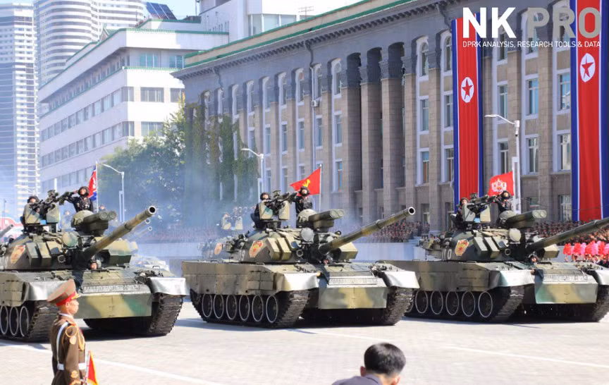 Xe tăng chiến đấu chủ lực Songun-Ho II của Quân đội Triều Tiên. Ảnh: NK News.