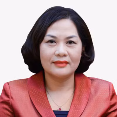 Thống đốc Ngân hàng Nhà nước Việt Nam Nguyễn Thị Hồng (sinh ngày: 27/3/1968) quê quán: Trung Hòa, Cầu Giấy, Hà Nội. Chức vụ: Ủy viên Trung ương Đảng; Thống đốc Ngân hàng Nhà nước Việt Nam. Trình độ chuyên môn: Thạc sỹ Kinh tế, Cử nhân tiếng Anh.