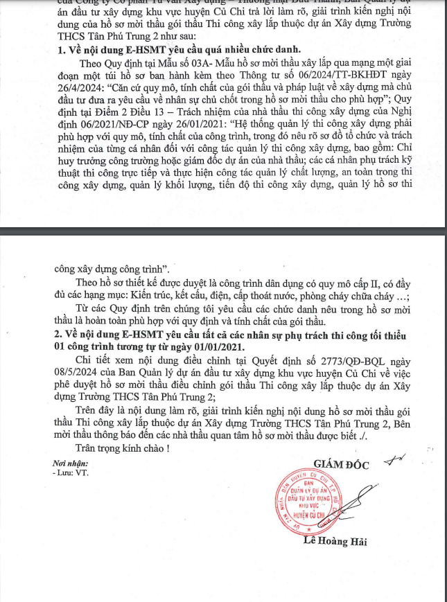 TP HCM: Gói thầu xây dựng Trường THCS Tân Phú Trung 2 về tay ai? - Hình 3 TP HCM: Goi thau xay dung Truong THCS Tan Phu Trung 2 ve tay ai?-Hinh-3