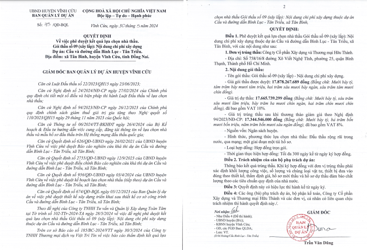 Dong Nai: Goi thau xay lap gan 18 ty ve tay Cty Huu Thanh-Hinh-2