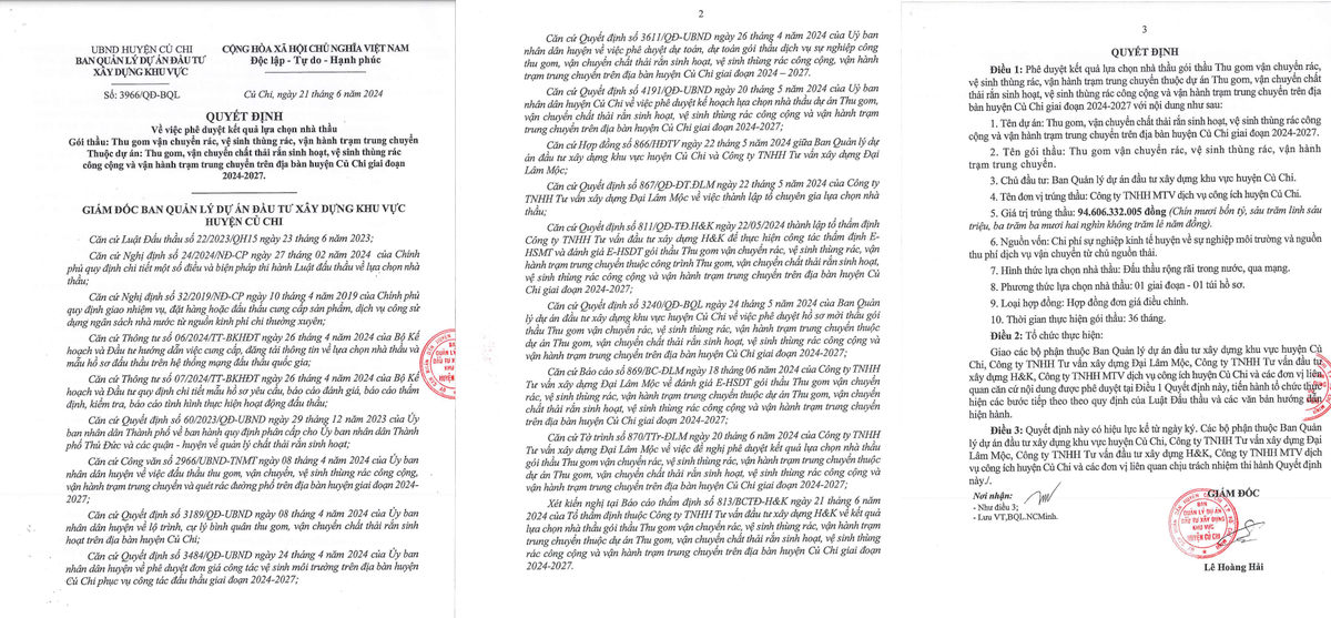 TP HCM: Gói thu gom vận chuyển rác hơn 96 tỷ về tay DVCI Củ Chi TP HCM: Goi thu gom van chuyen rac hon 96 ty ve tay DVCI Cu Chi