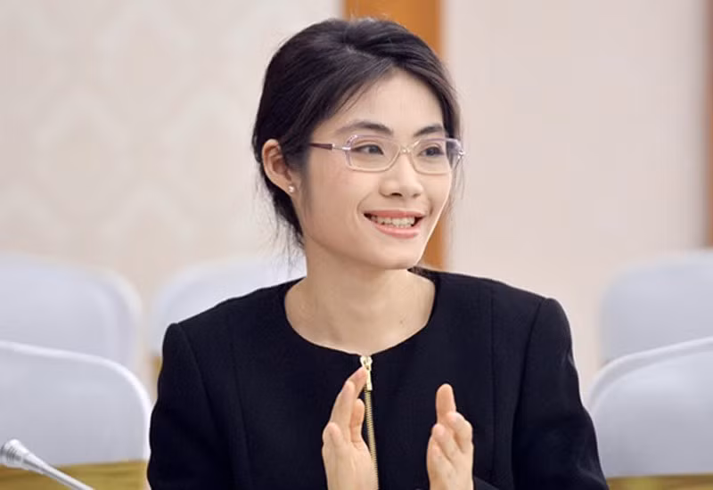  Ái nữ Chủ tịch Tập đoàn Nam Cường sinh năm 1990, có 8 năm tu nghiệp tại Anh ngành Địa lý Kinh tế. Cô được biết đến nhiều hơn khi cùng mẹ gánh vác cơ nghiệp. Ảnh: Internet