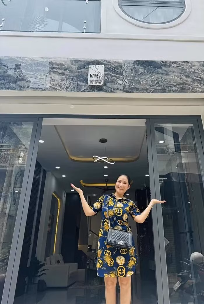 Đây là căn nhà vừa hoàn thiện của MC Cát Tường, chưa có ai ở, tọa lạc tại quận Gò Vấp (TP HCM). Ảnh: FBNV