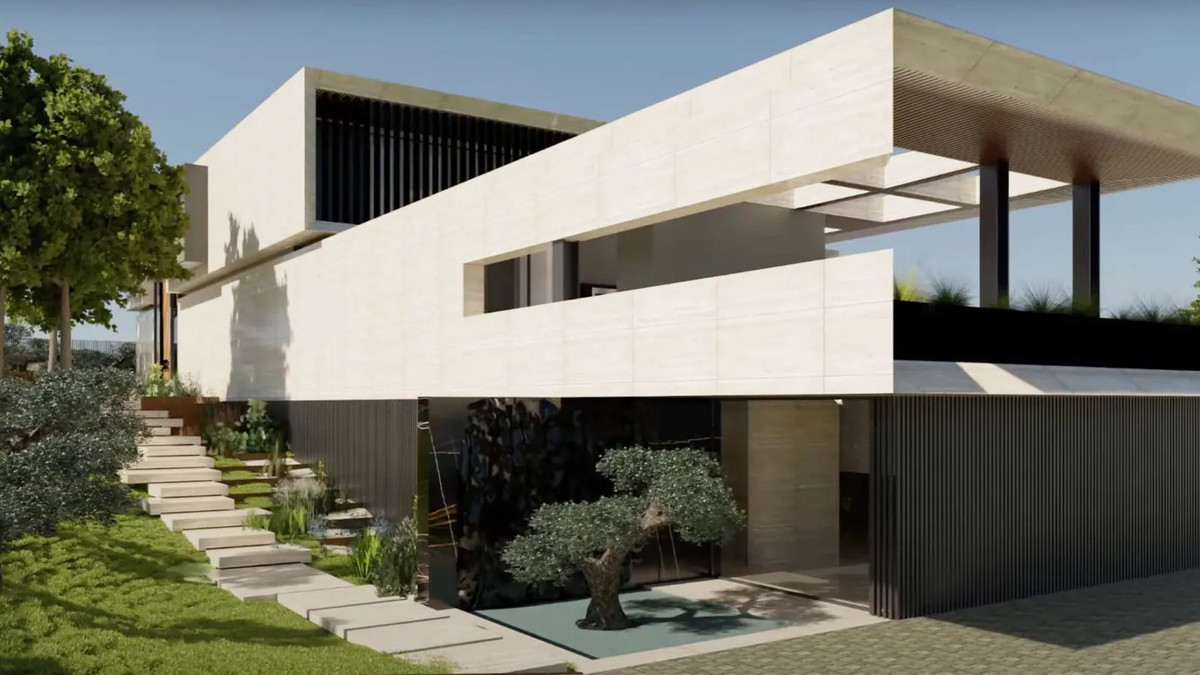 Gara trong biệt thự có thể chứa tối đa 20 chiếc ô tô. Ảnh: Gqindia