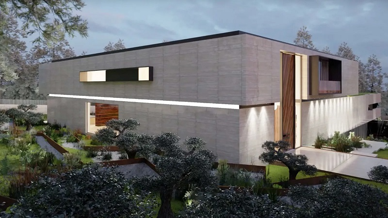 Ngoài ra, trong nhà còn có một phòng chiếu phim, một phòng tập thể dục và sân tennis. Ảnh: Gqindia