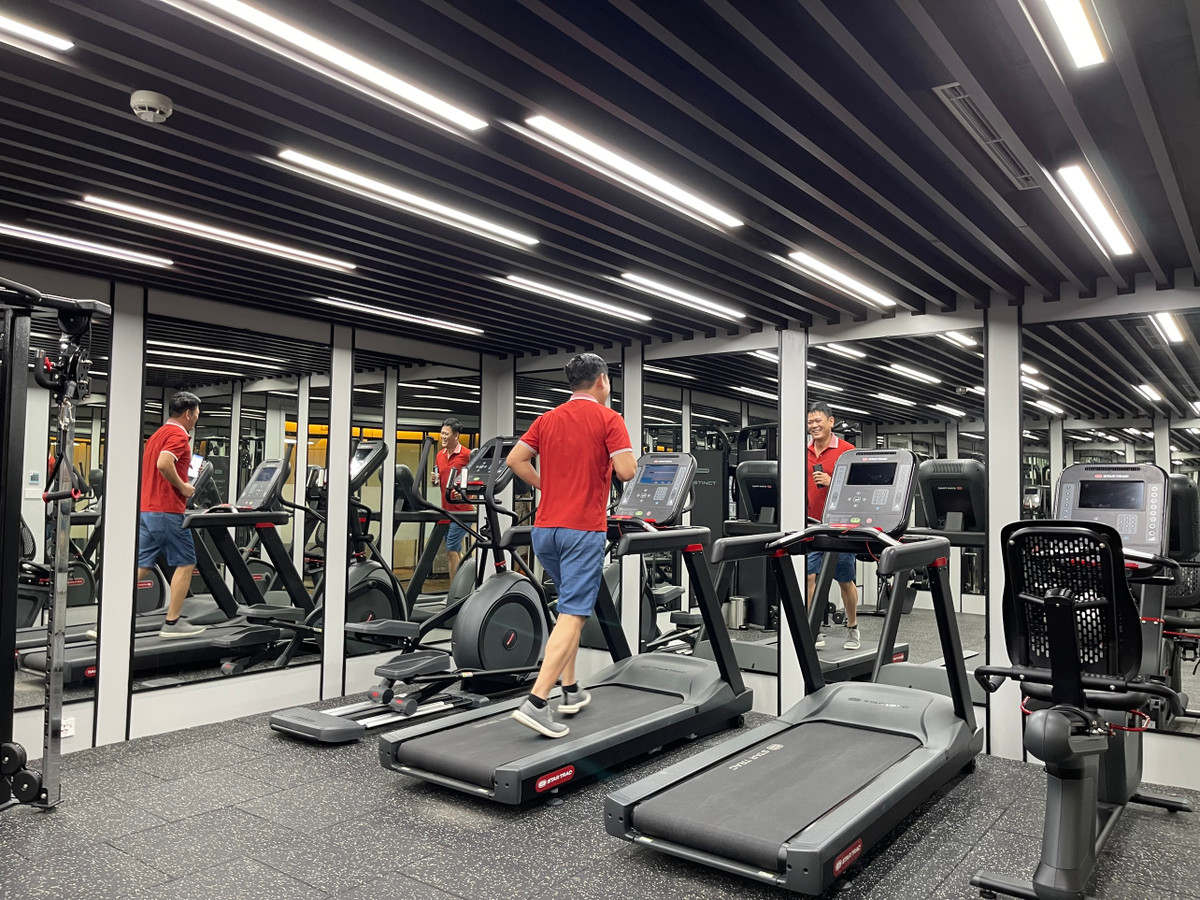 Phòng tập Gym trên du thuyền. Ảnh: Đức Vinh