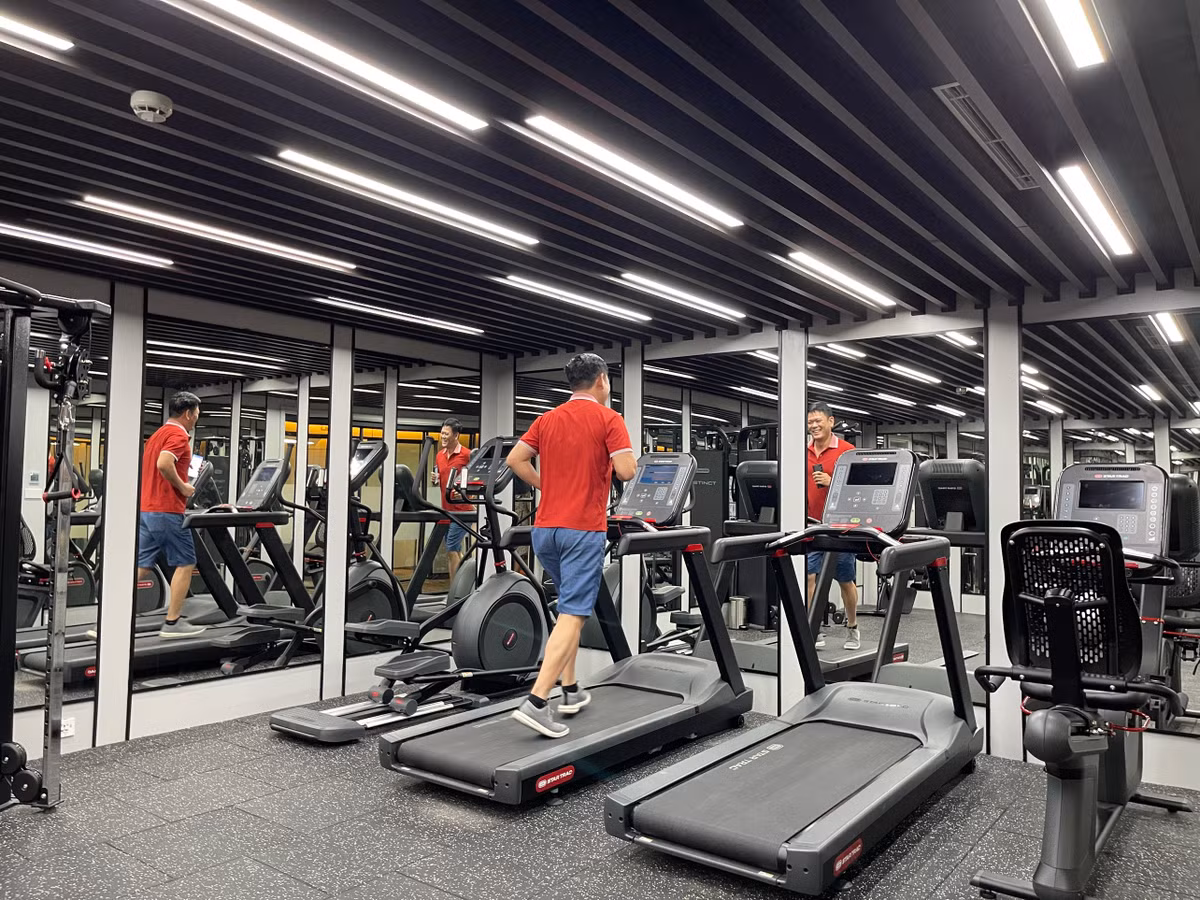 Phòng tập Gym trên du thuyền. Ảnh: Đức Vinh