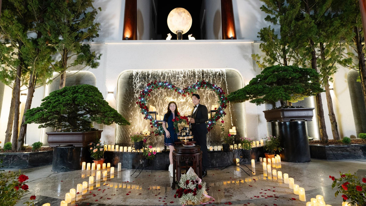 Tiểu cảnh trong sân nhà. Ảnh: FB Mai Lisa