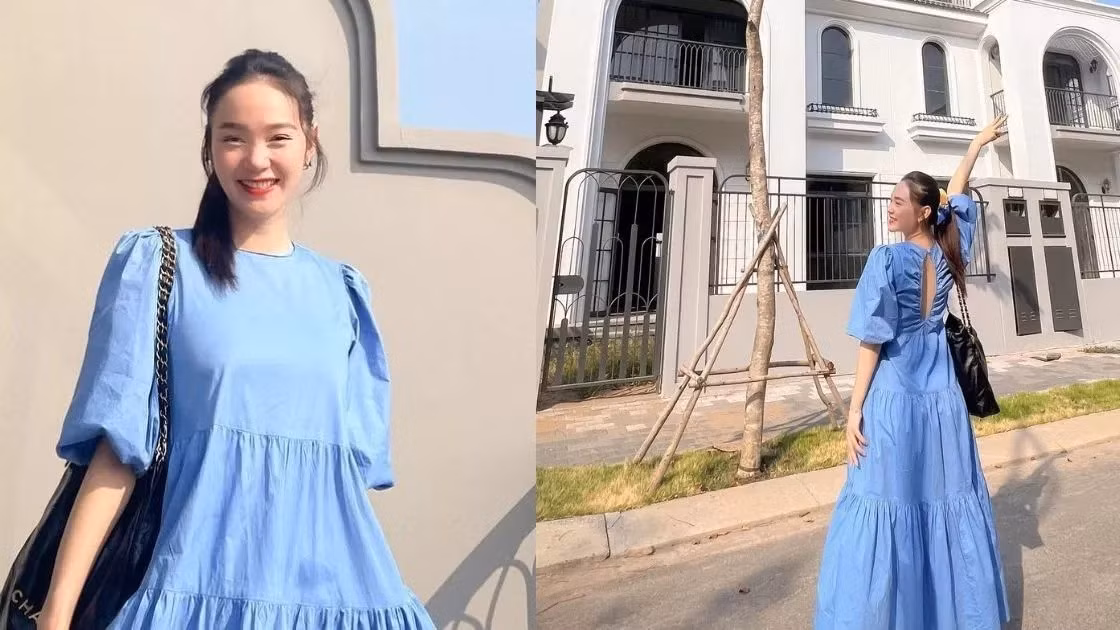 Khi đang mang thai nhóc tỳ đầu lòng, vợ chồng Minh Hằng tậu thêm biệt thự mới khiến mọi người trầm trồ. Ảnh: FBNV