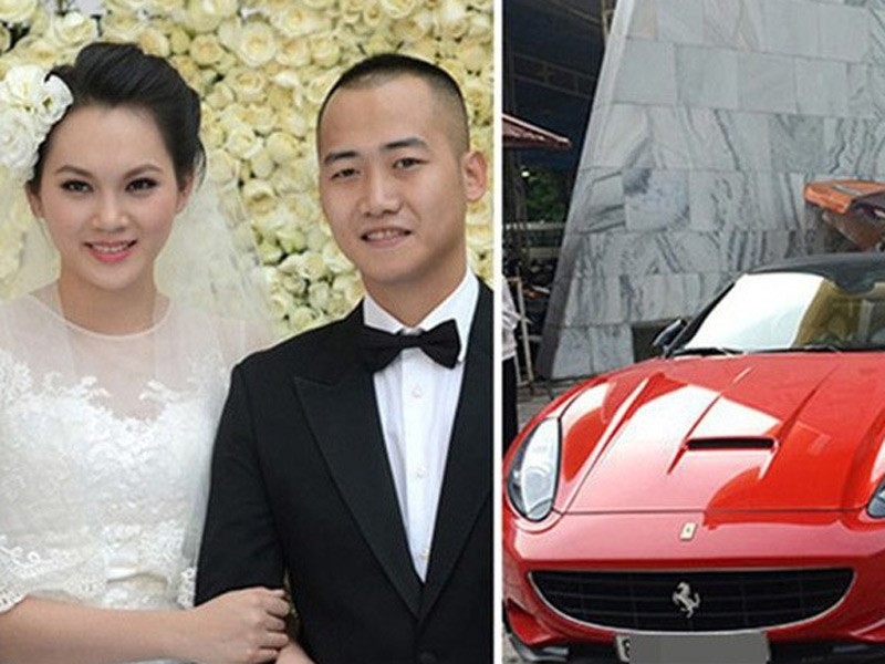 Năm 2013 đại gia Đỗ Văn Bình gây xôn xao dư luận khi tổ chức đám cưới “siêu khủng” cho con trai Đỗ Bình Dương lấy siêu mẫu Ngọc Thạch. Ảnh: Internet