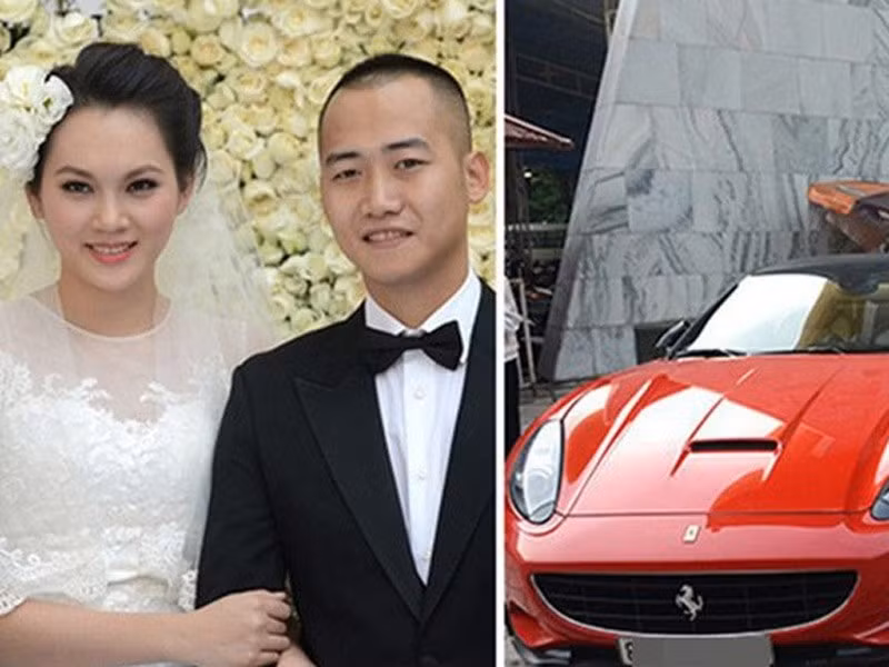 Năm 2013 đại gia Đỗ Văn Bình gây xôn xao dư luận khi tổ chức đám cưới “siêu khủng” cho con trai Đỗ Bình Dương lấy siêu mẫu Ngọc Thạch. Ảnh: Internet