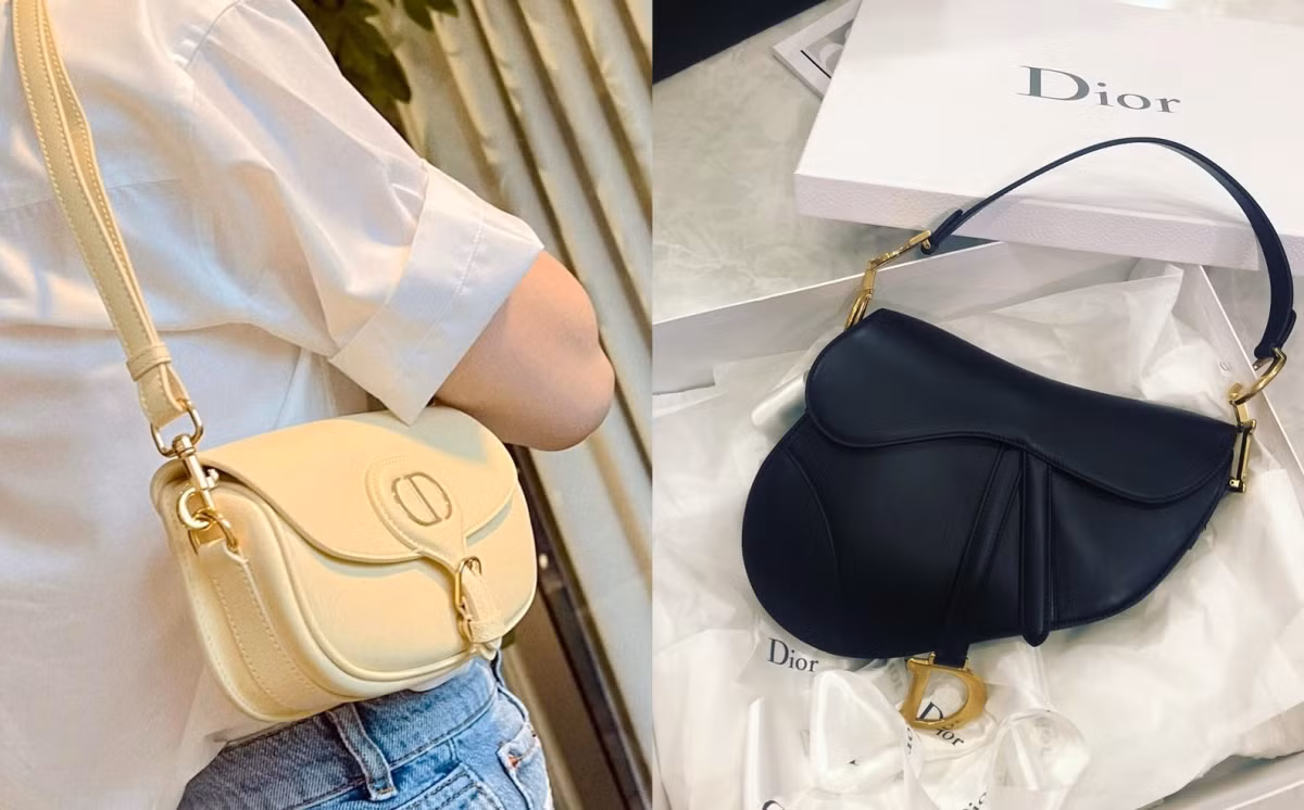 Là tín đồ của Dior, Đàm Thu Trang chi hàng trăm triệu để săn lùng các mẫu túi của nhà mốt lừng danh. Nguồn ảnh: FBNV