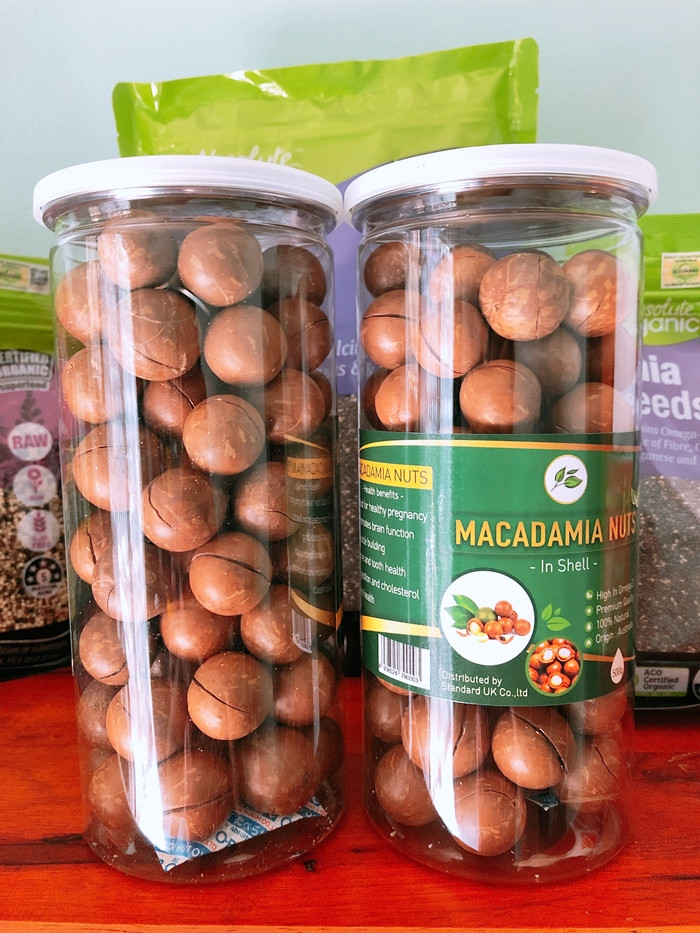 Trong khi đó, giá mắc ca Úc nhập khẩu giá từ 420.000 – 560.000 đồng/kg. Ảnh: Sieuthihatdinhduong