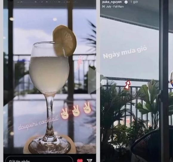 Trước khi công khai mối quan hệ, Puka - Gin Tuấn Kiệt từng bị phát hiện check in cùng góc ban công này.