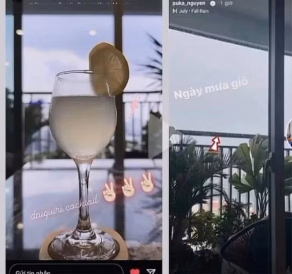 Trước khi công khai mối quan hệ, Puka - Gin Tuấn Kiệt từng bị phát hiện check in cùng góc ban công này.