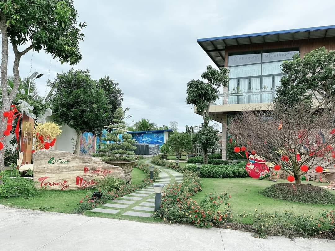 Khu resort nằm khá gần trung tâm TP.Cần Thơ, có sân vườn rộng rãi. Nguồn ảnh: FBNV