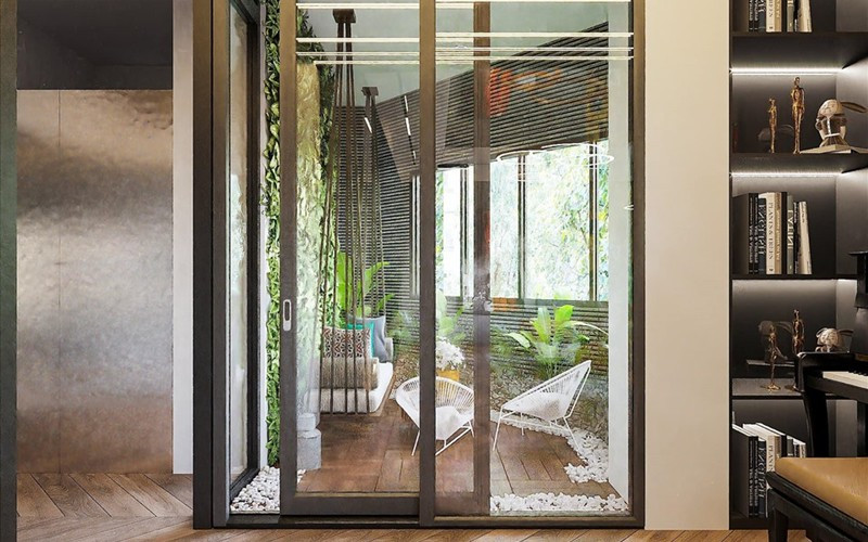 Nhiều góc trong biệt thự trông giống như một homestay thơ mộng, ngập tràn hơi thở thiên nhiên.