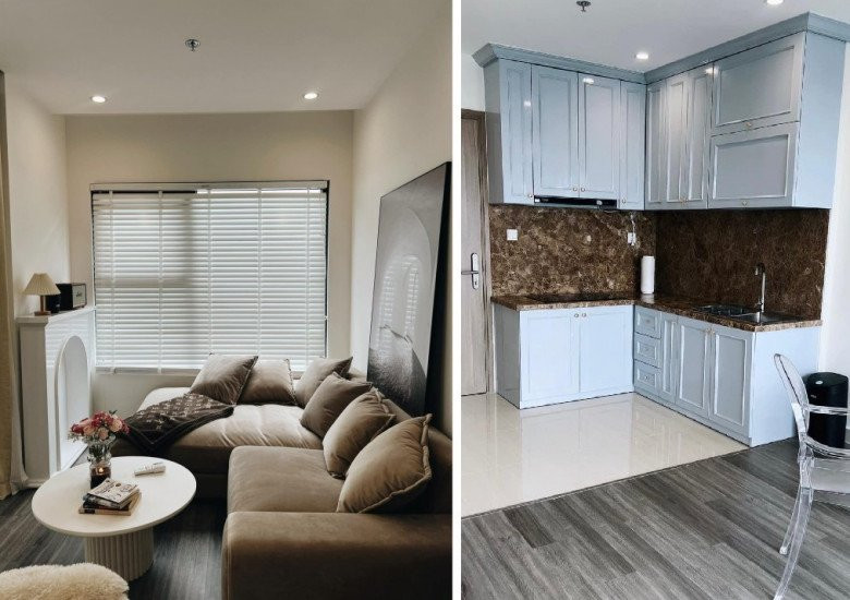 Tháng 7/2023, Hòa Minzy rao bán căn hộ 2 phòng ngủ tại TP HCM do xa trường học của Bo. Ảnh: Facebook