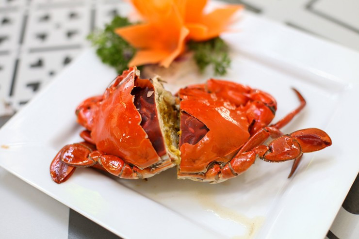 Cua hai da có thể chế biến thành nhiều món ăn ngon như hấp, sốt mỡ hành, rang me, nấu súp... Ảnh: Haisantuoisach