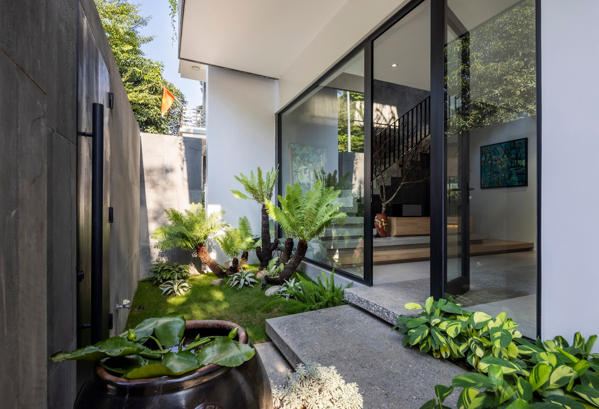 Cây xanh kết nối không gian nhiều nhất có thể.