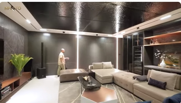 Phòng giải trí, tiếp đón bạn bè.