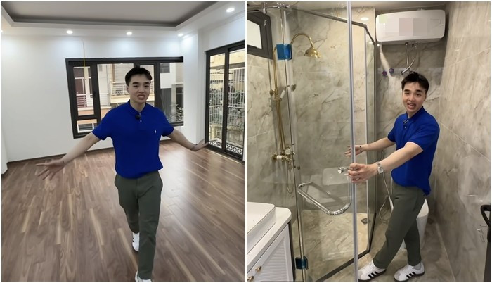 Tầng 3,4 và 5 bao gồm một mặt sàn phòng ngủ và nhà vệ sinh.