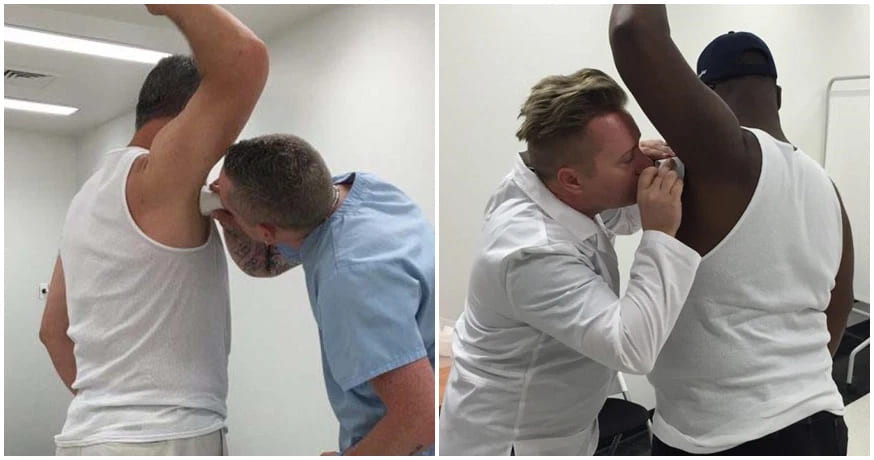 Những người làm nghề ngửi nách thuê phải ngửi khoảng 60 cái nách và phân biệt được mùi của nam và nữ.