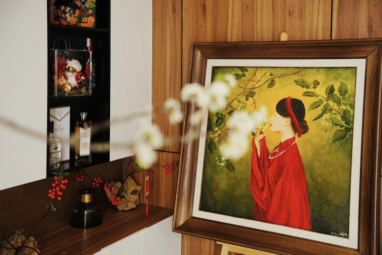 Từng góc nhỏ đều được Hoa hậu Du lịch Việt Nam 2008 decor tinh tế.