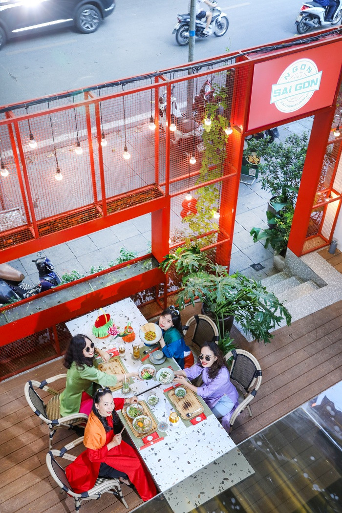 Ngắm nhà hàng đậm sắc thu Sài Gòn xưa giữa lòng Hà Nội - Hình 5 Ngam nha hang dam sac thu Sai Gon xua giua long Ha Noi-Hinh-5