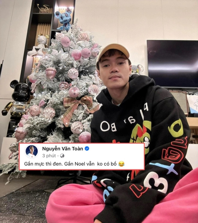 Cây thông đặt giữa phòng khách được trang trí cầu kỳ và bắt mắt.