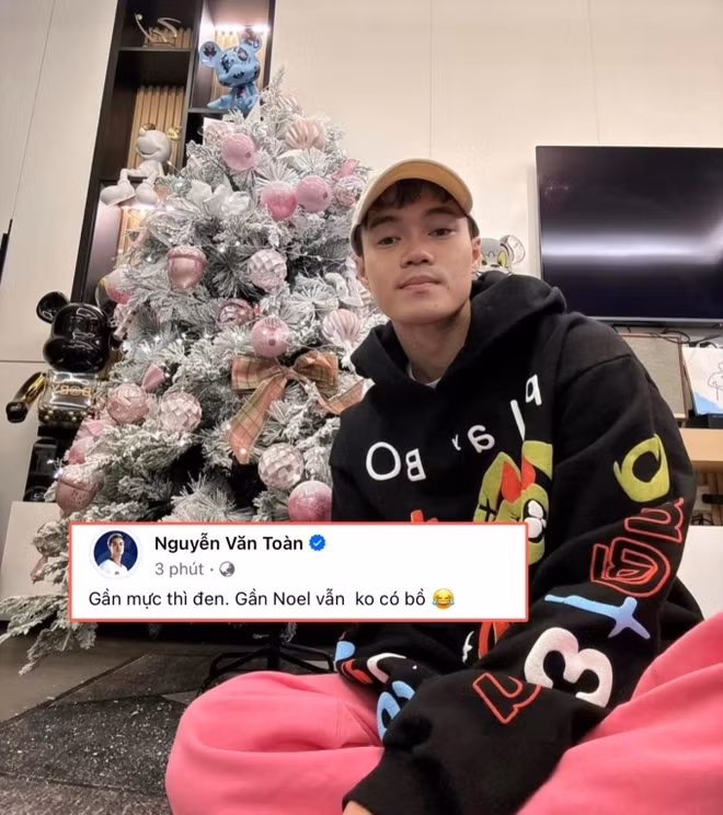 Cây thông đặt giữa phòng khách được trang trí cầu kỳ và bắt mắt.