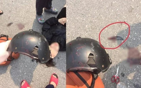 Rủi ro từ mũ bảo hiểm kém chất lượng - Hình 2 Rui ro tu mu bao hiem kem chat luong-Hinh-2