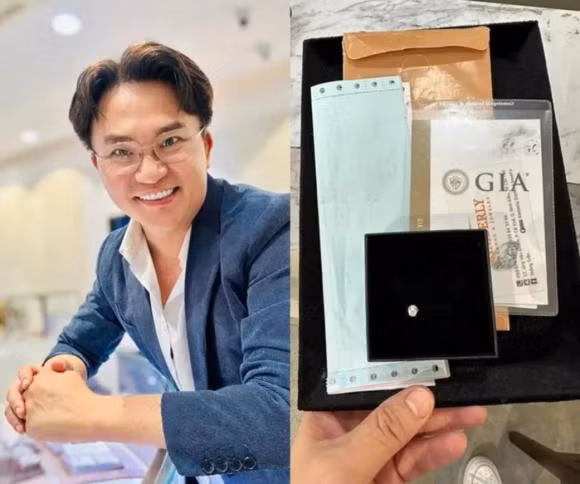 Mới đây, MC Đại Nghĩa quyết định bán món trang sức bằng kim cương để có thêm tiền cứu trợ bão lũ. Vài ngày trước, MC Đại Nghĩa cho biết bán đi số vàng, trang sức được những khán giả, người thân tặng trong nhiều năm qua để có thêm chi phí cứu trợ bão lũ. Tổng số tiền bán vàng được 71 triệu đồng. Ảnh: Saostar