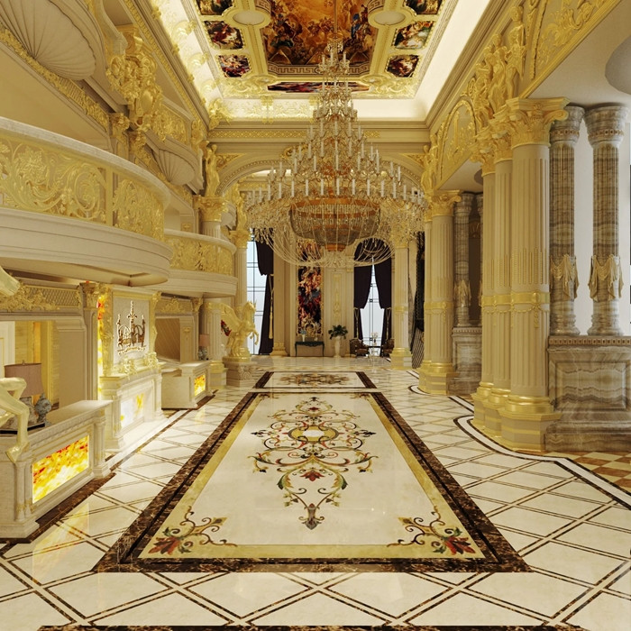 Nội thất bên trong khách sạn 5 sao bao phủ một màu vàng kem sang trọng. Ảnh: Lethanh