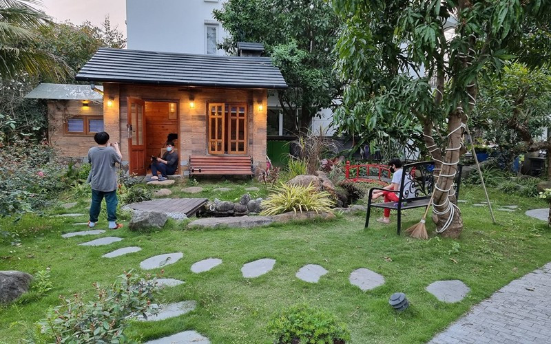 Đây là không gian nghỉ ngơi lý tưởng của gia đình NSƯT Xuân Bắc vào mỗi dịp cuối tuần, lễ tết. Ảnh: FBNV